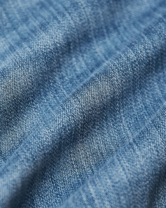 Straight High‑Stretch Jeans