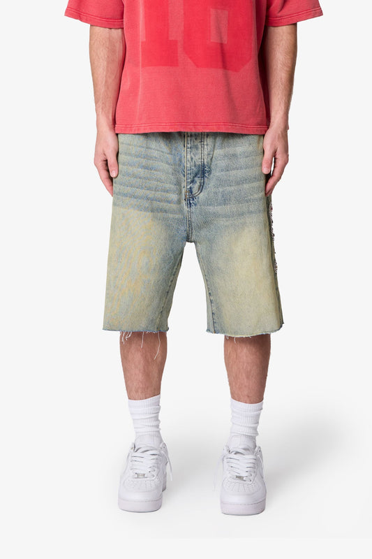 BAGGY MOJAVE DENIM SHORTS