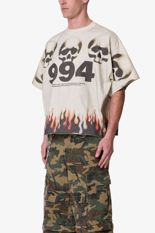 FLAME SKULL TEE