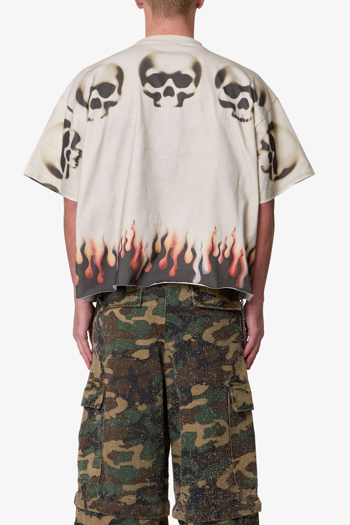 FLAME SKULL TEE