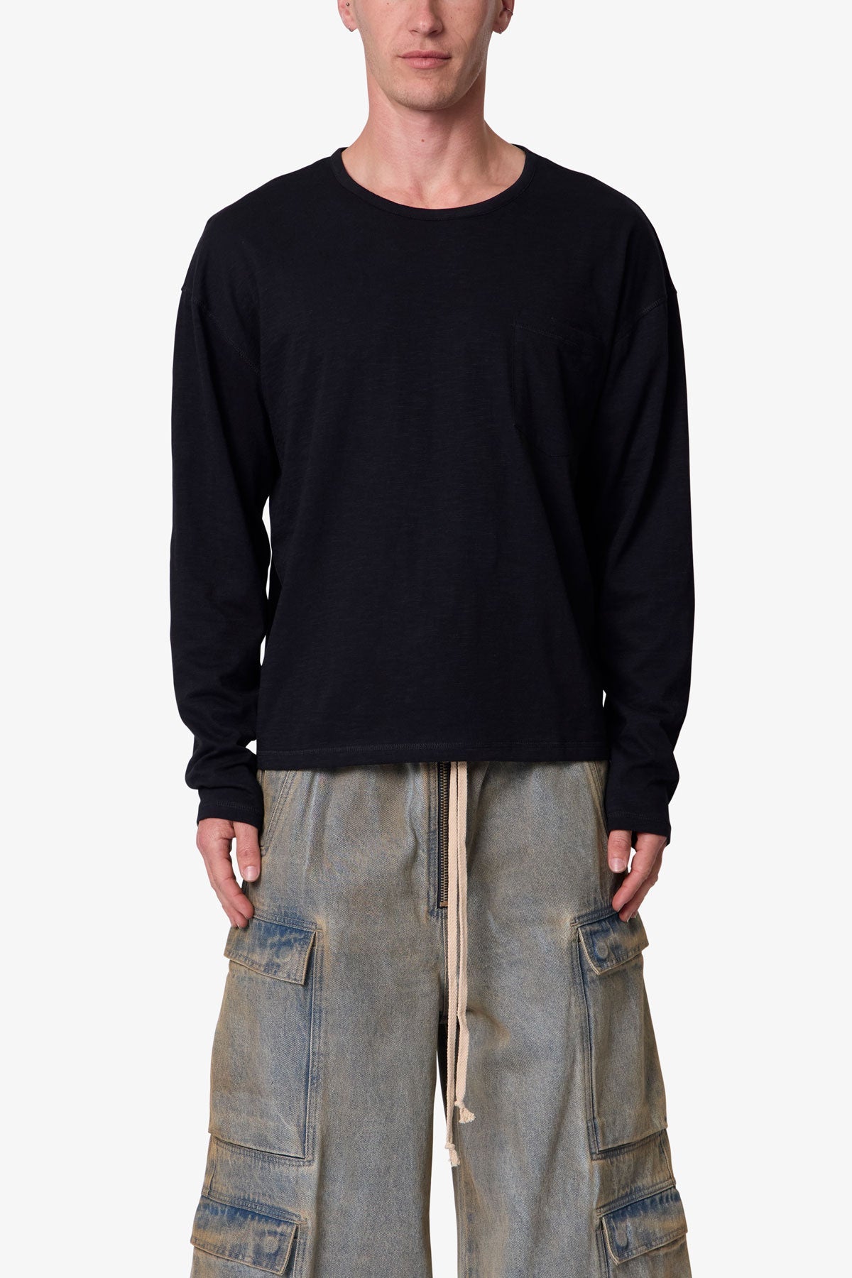 SLOUCHY POCKET L/S TEE