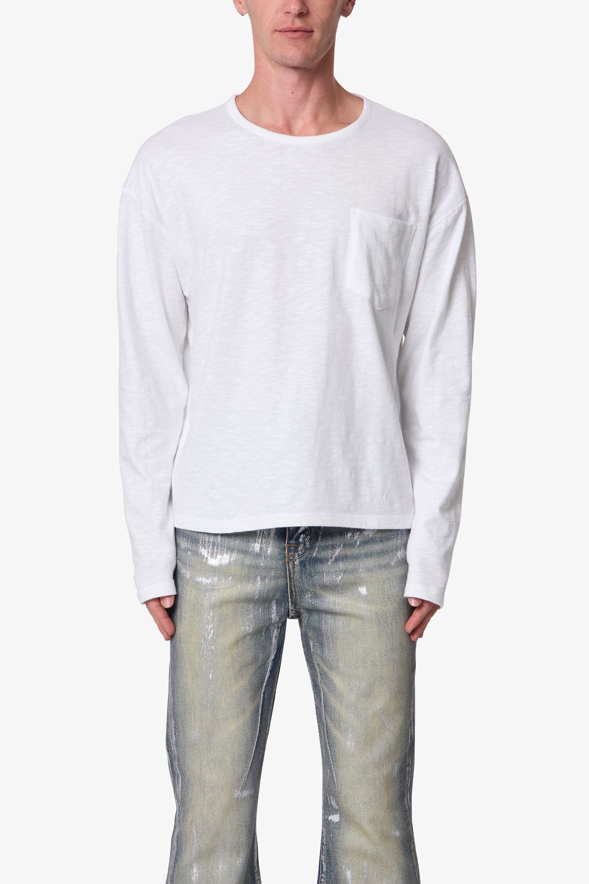 SLOUCHY POCKET L/S TEE
