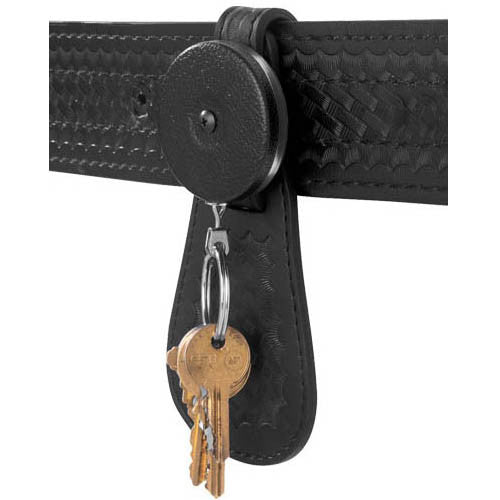 Key-Bak Key Retractor 24 Inch Chain with Leather Flap