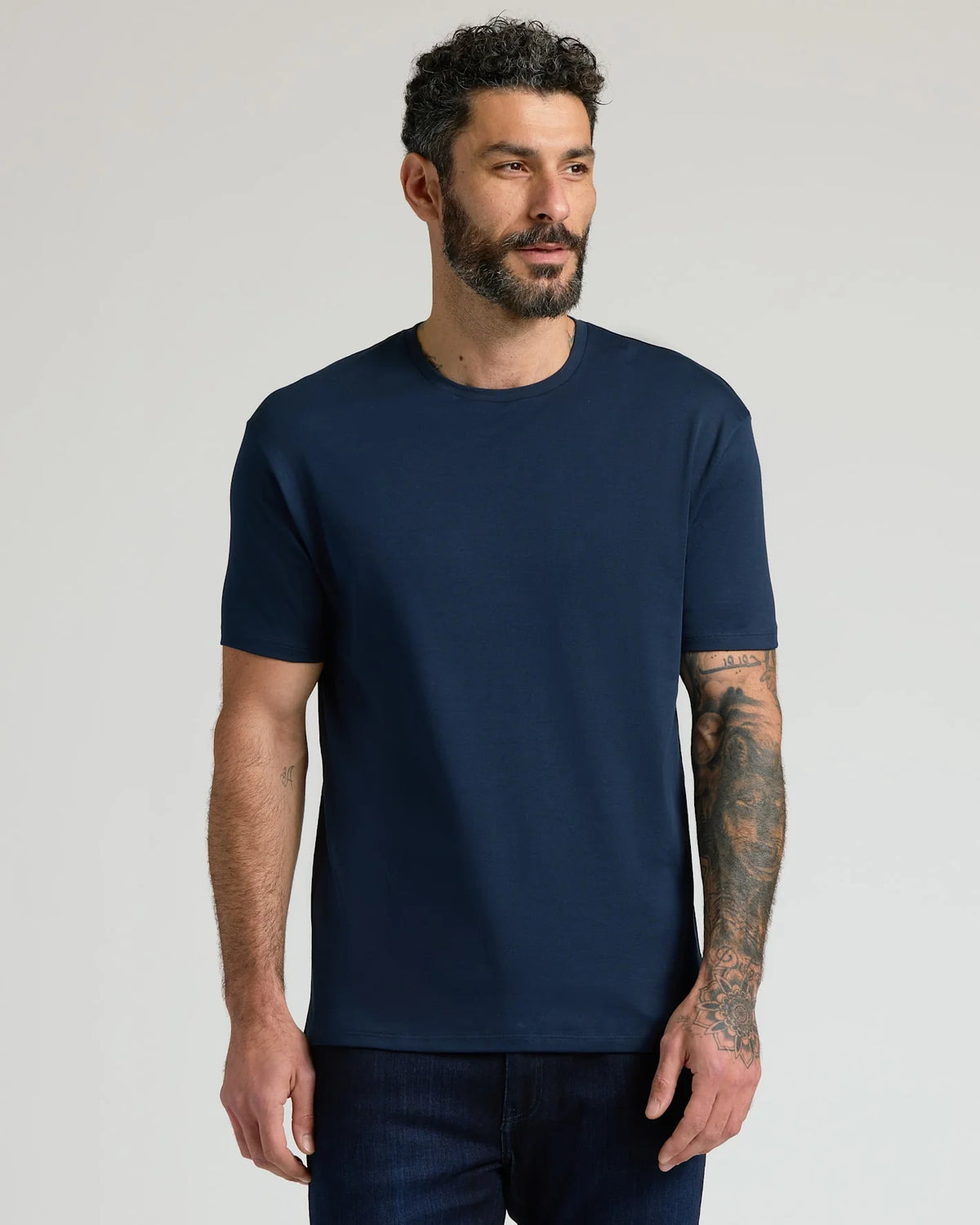 Pima Cotton Blend Crew