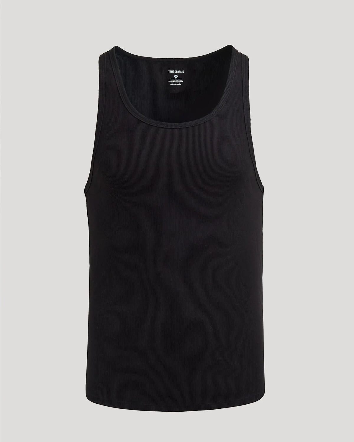 Ribbed Curved Hem Tank