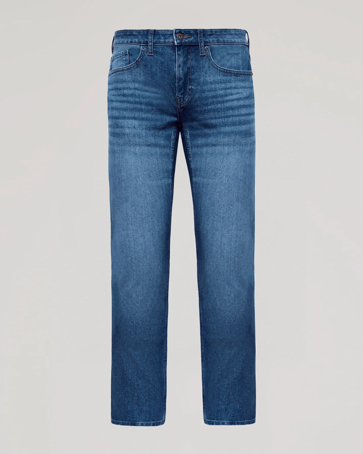Straight Low‑Stretch Jeans