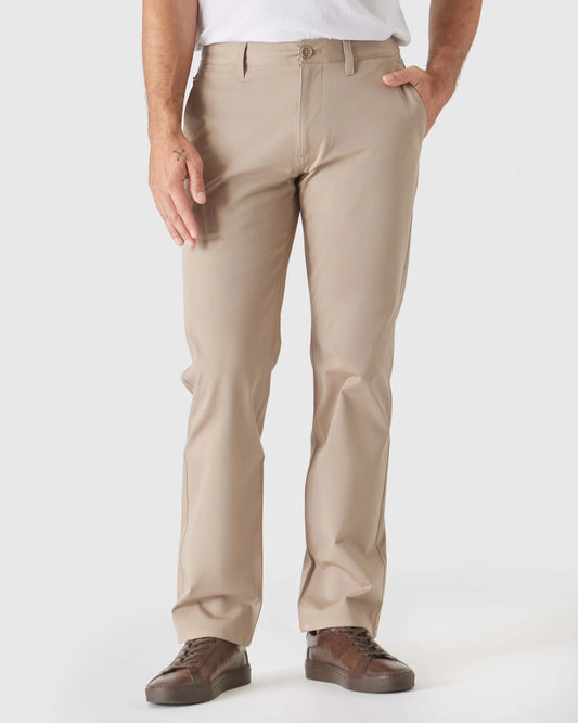 Straight Twill Chino Pants