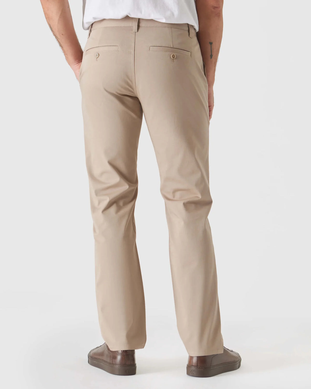 Straight Twill Chino Pants