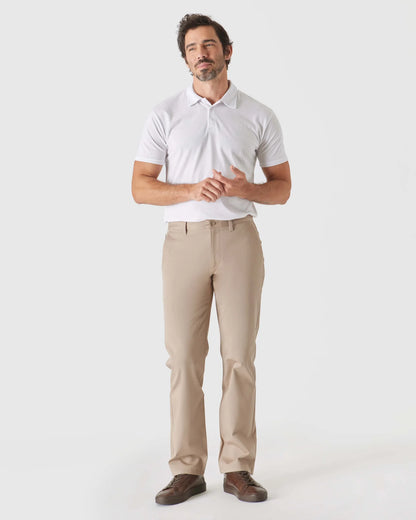 Straight Twill Chino Pants
