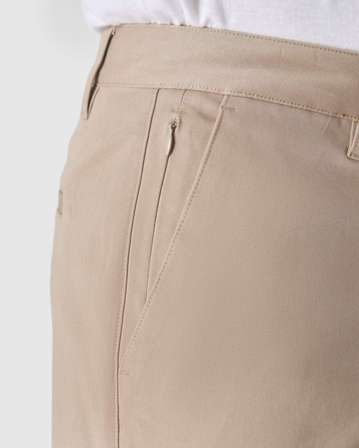 Straight Twill Chino Pants