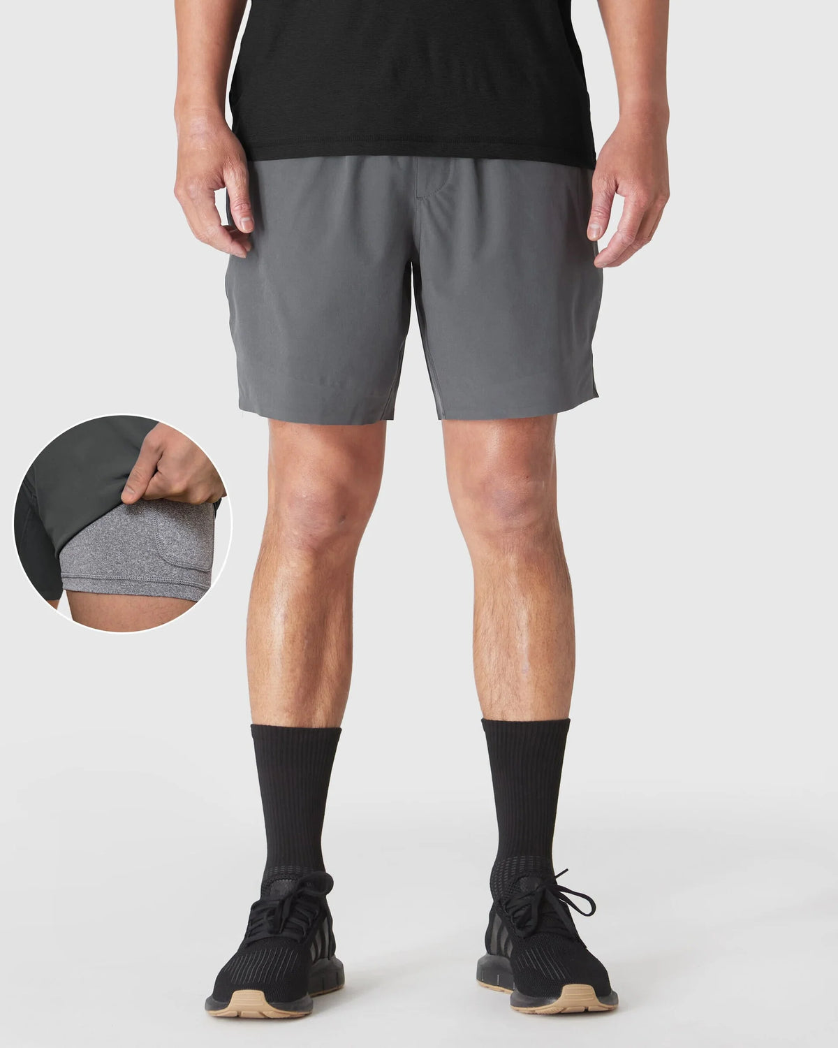 7" 2‑in‑1 Training Shorts