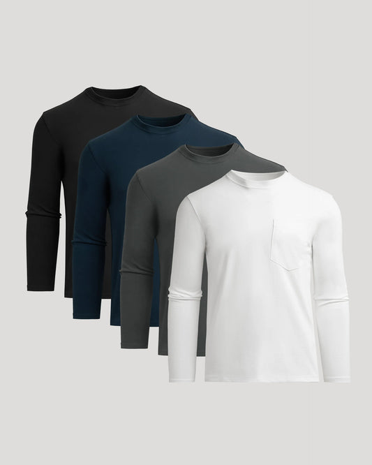 Heavyweight Long Sleeve Pocket Crew
