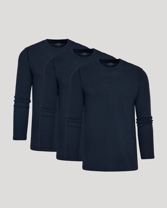Waffle Long Sleeve Crew Neck