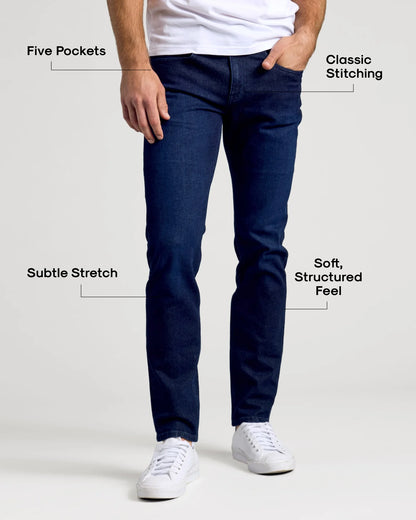 Slim Low‑Stretch Jeans