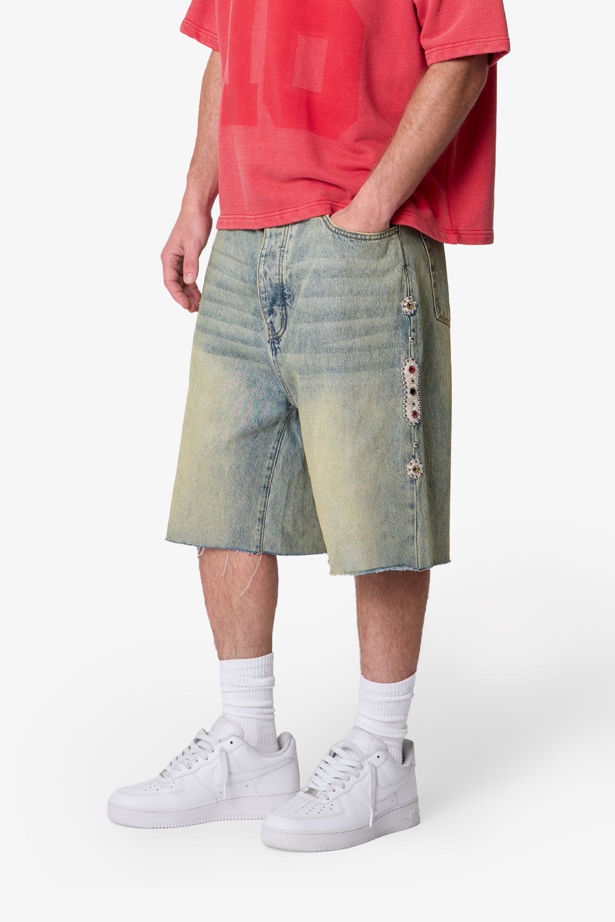 BAGGY MOJAVE DENIM SHORTS