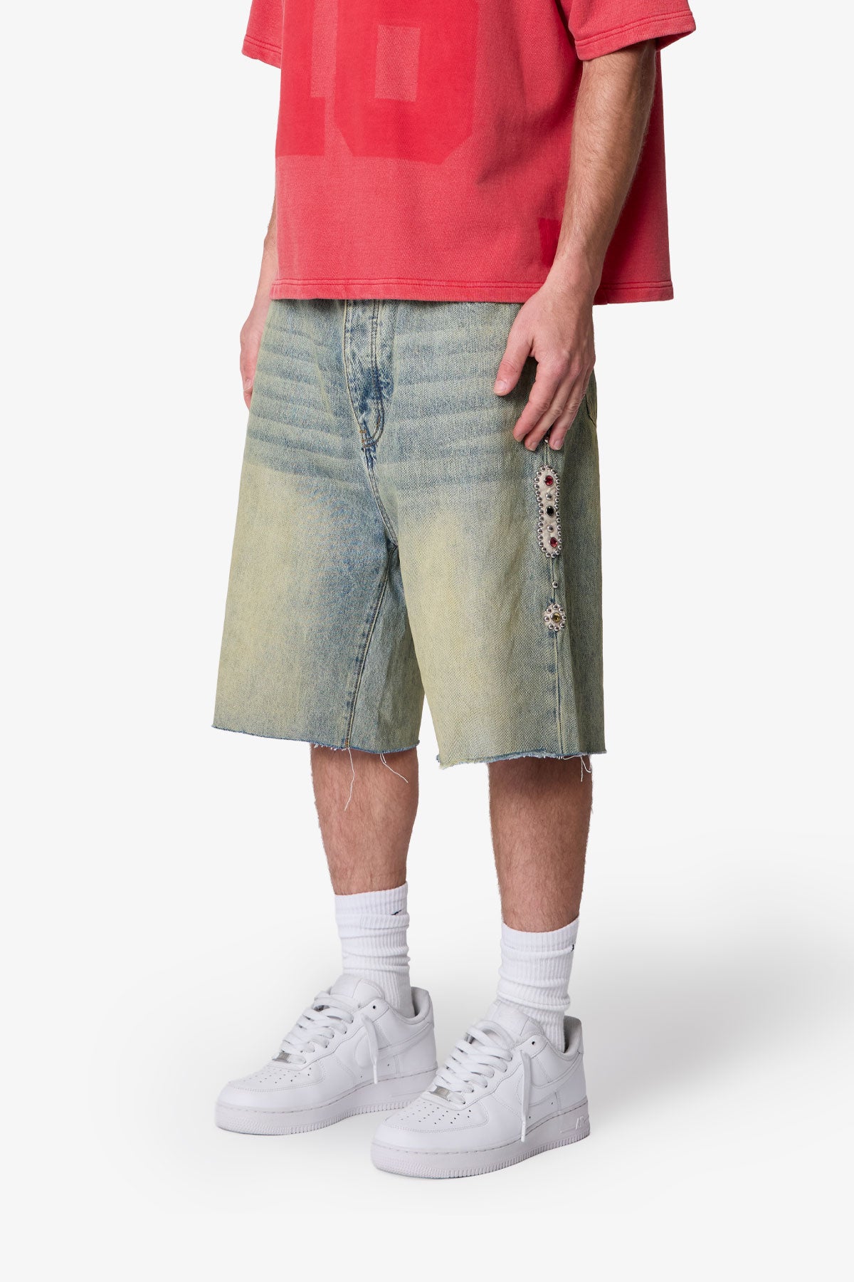 BAGGY MOJAVE DENIM SHORTS