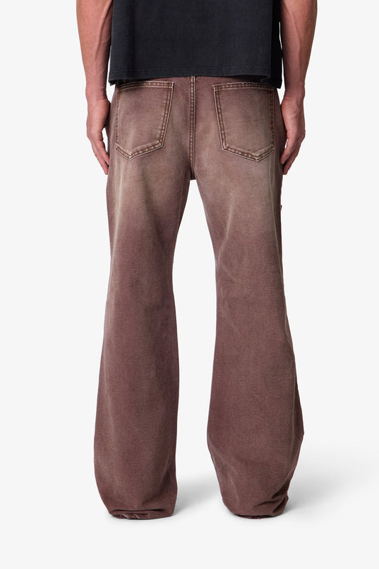 DISTRESSED IRON CROSS DENIM