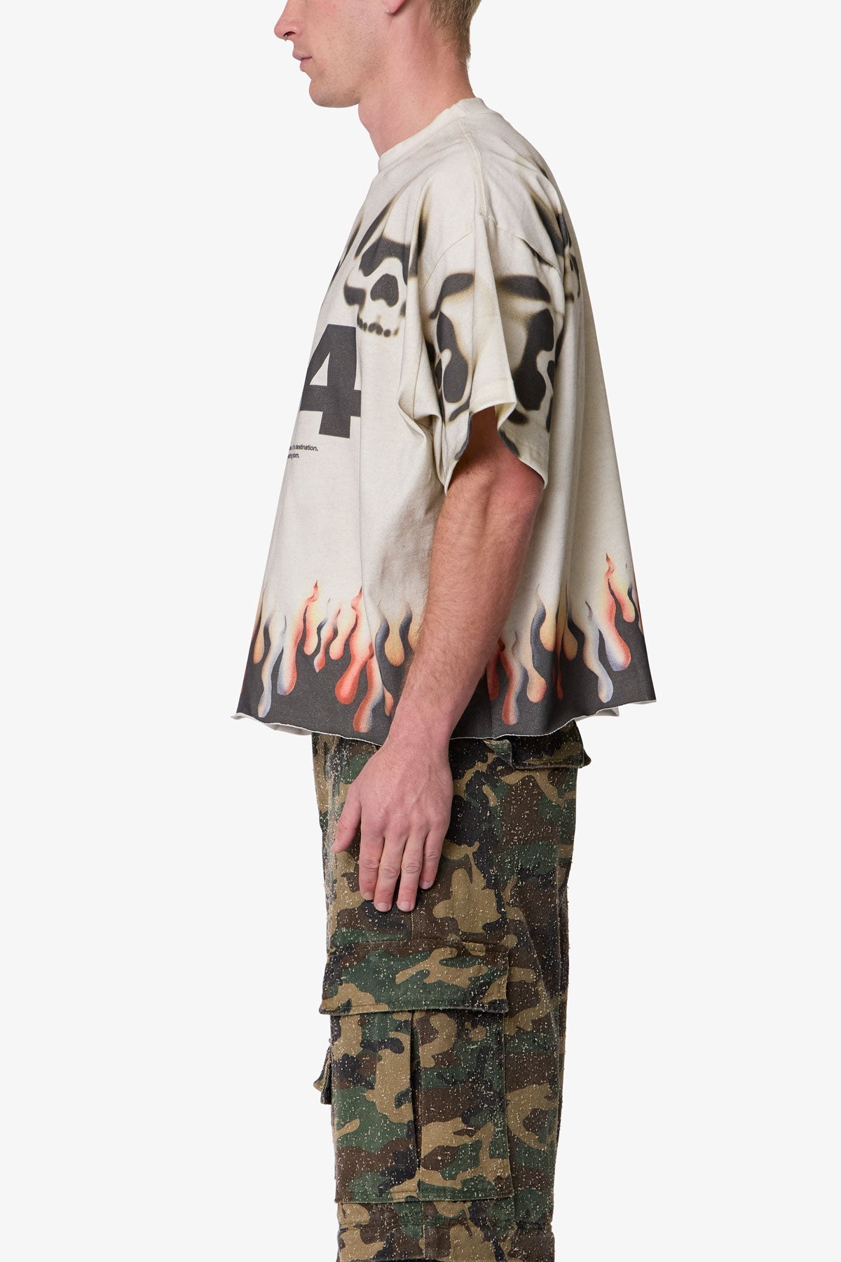 FLAME SKULL TEE