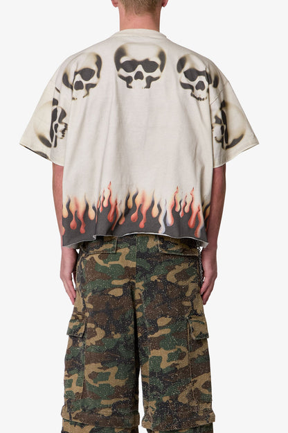 FLAME SKULL TEE