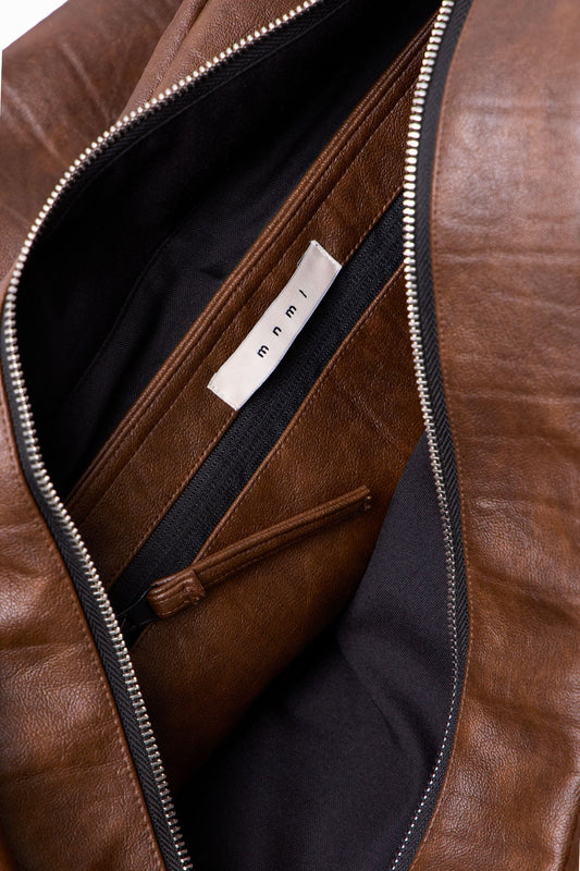 LEATHER WEEKENDER BAG
