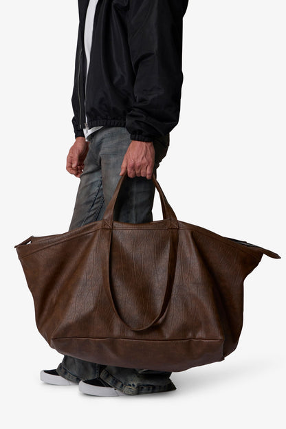 LEATHER WEEKENDER BAG