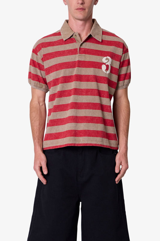 MINI STRIPE S/S RUGBY SHIRT