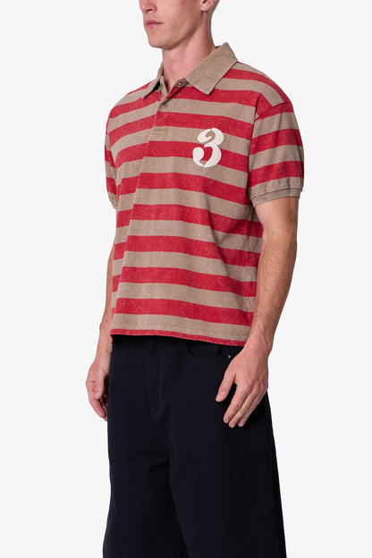 MINI STRIPE S/S RUGBY SHIRT