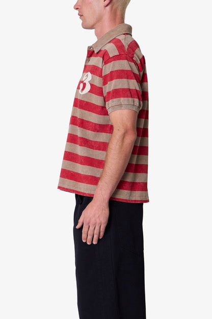 MINI STRIPE S/S RUGBY SHIRT