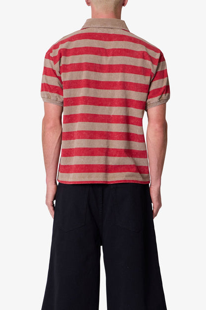 MINI STRIPE S/S RUGBY SHIRT