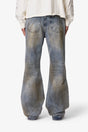 OIL STAIN IRON CROSS DENIM