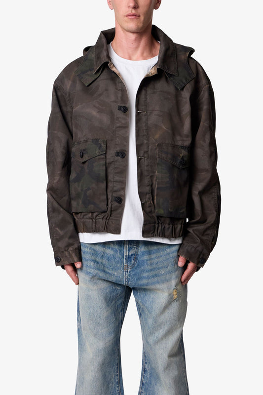 OVERDYED HOODED JACKET