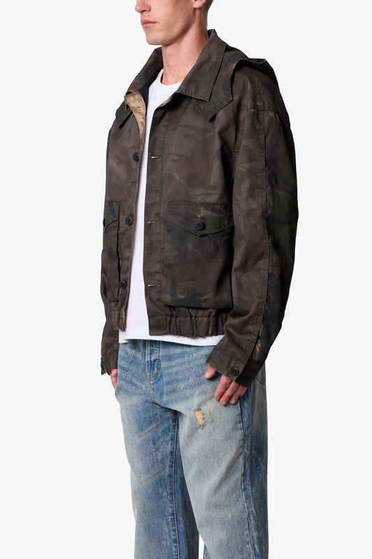OVERDYED HOODED JACKET
