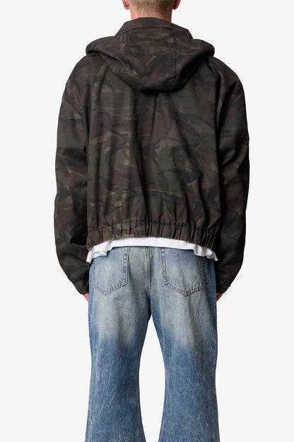 OVERDYED HOODED JACKET