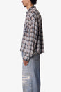 RHINESTONE FLANNEL SHIRT