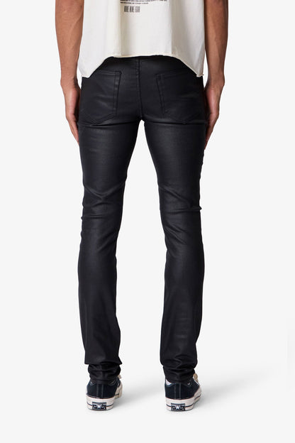 SKINNY WAXED DENIM