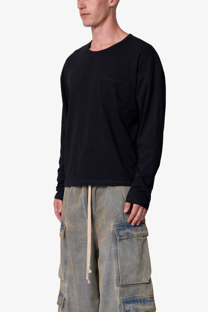 SLOUCHY POCKET L/S TEE