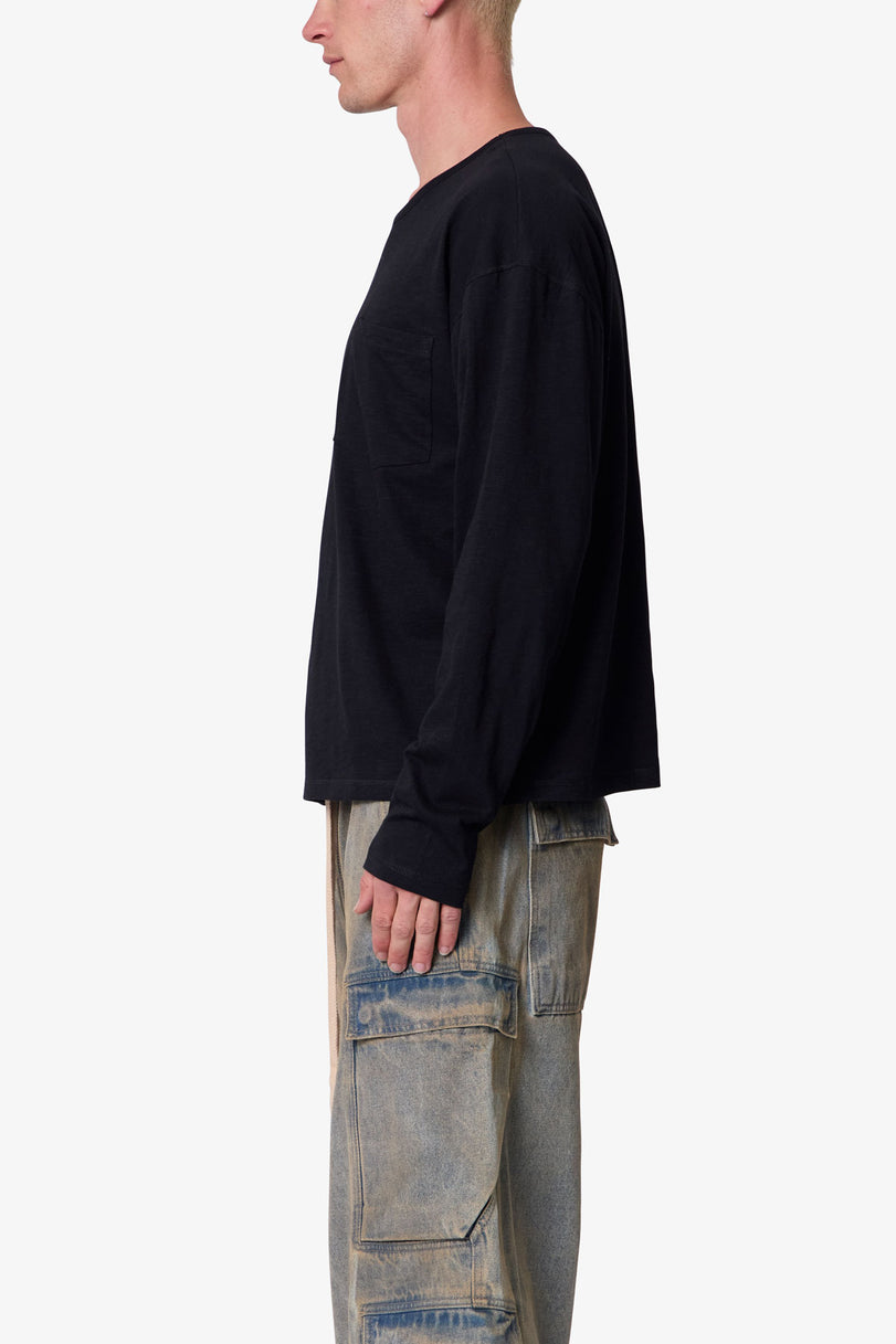 SLOUCHY POCKET L/S TEE