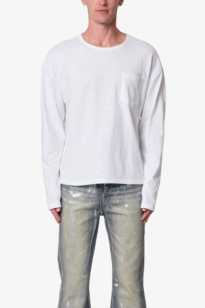 SLOUCHY POCKET L/S TEE