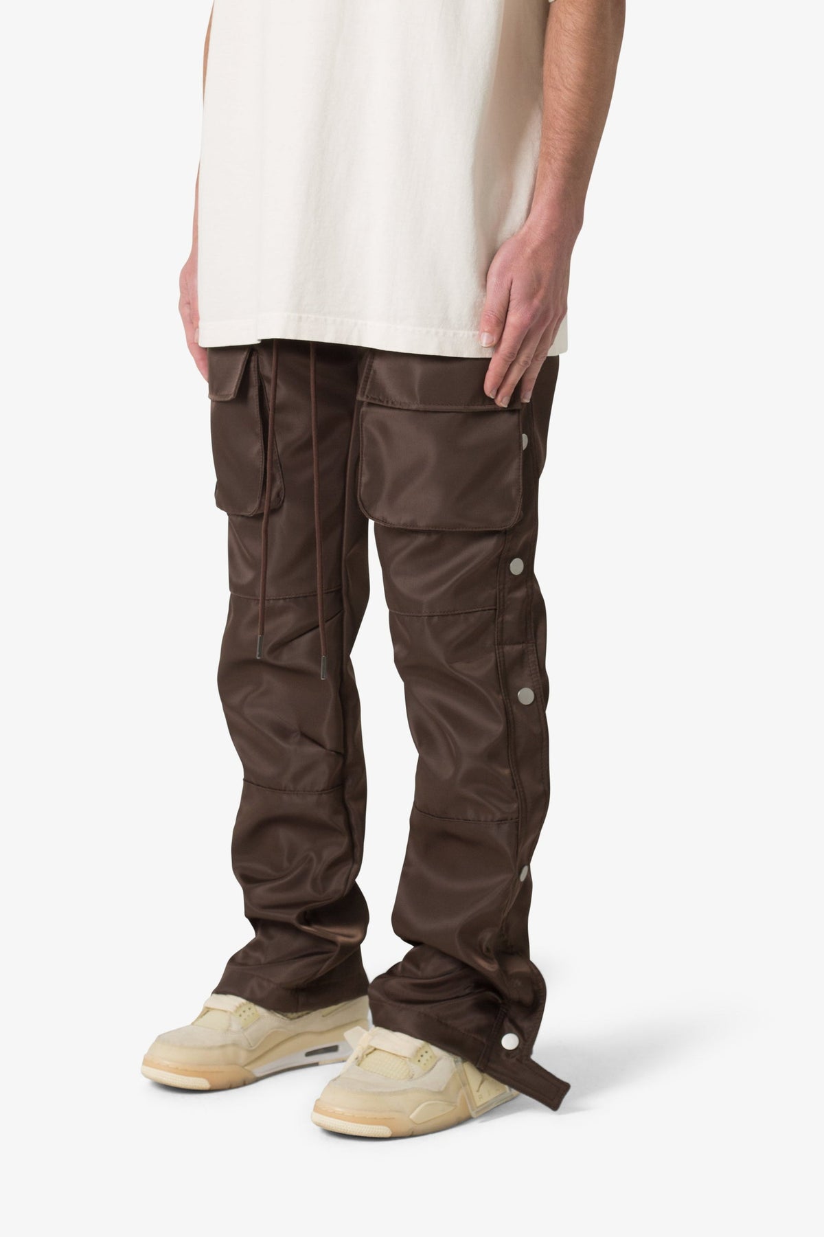 SNAP FRONT CARGO PANTS 01