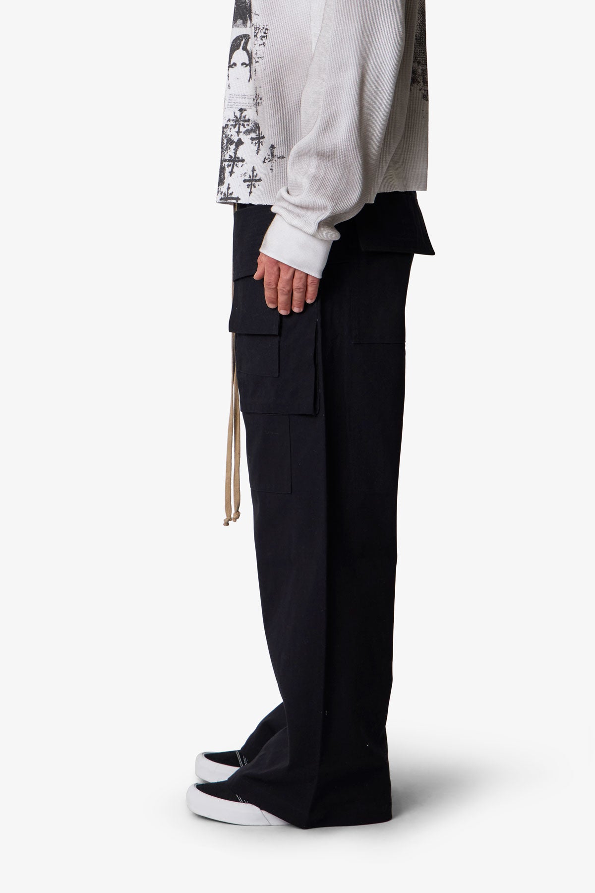 STRAPPED CARGO PANTS