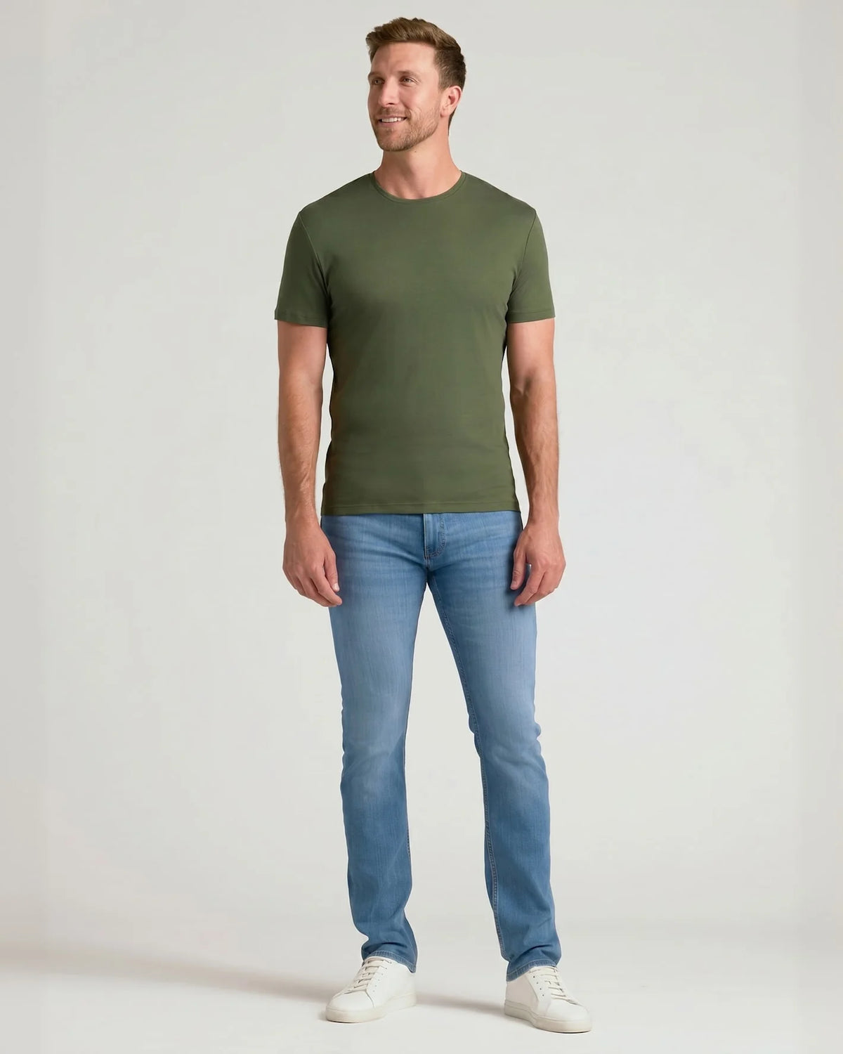 Pima Cotton Blend Crew
