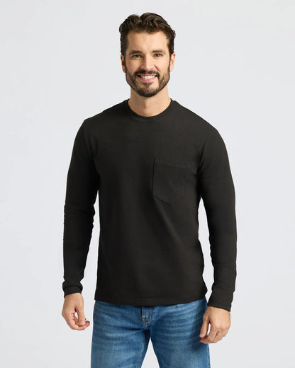 Heavyweight Long Sleeve Pocket Crew