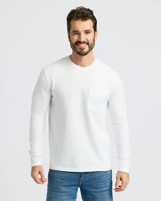 Heavyweight Long Sleeve Pocket Crew