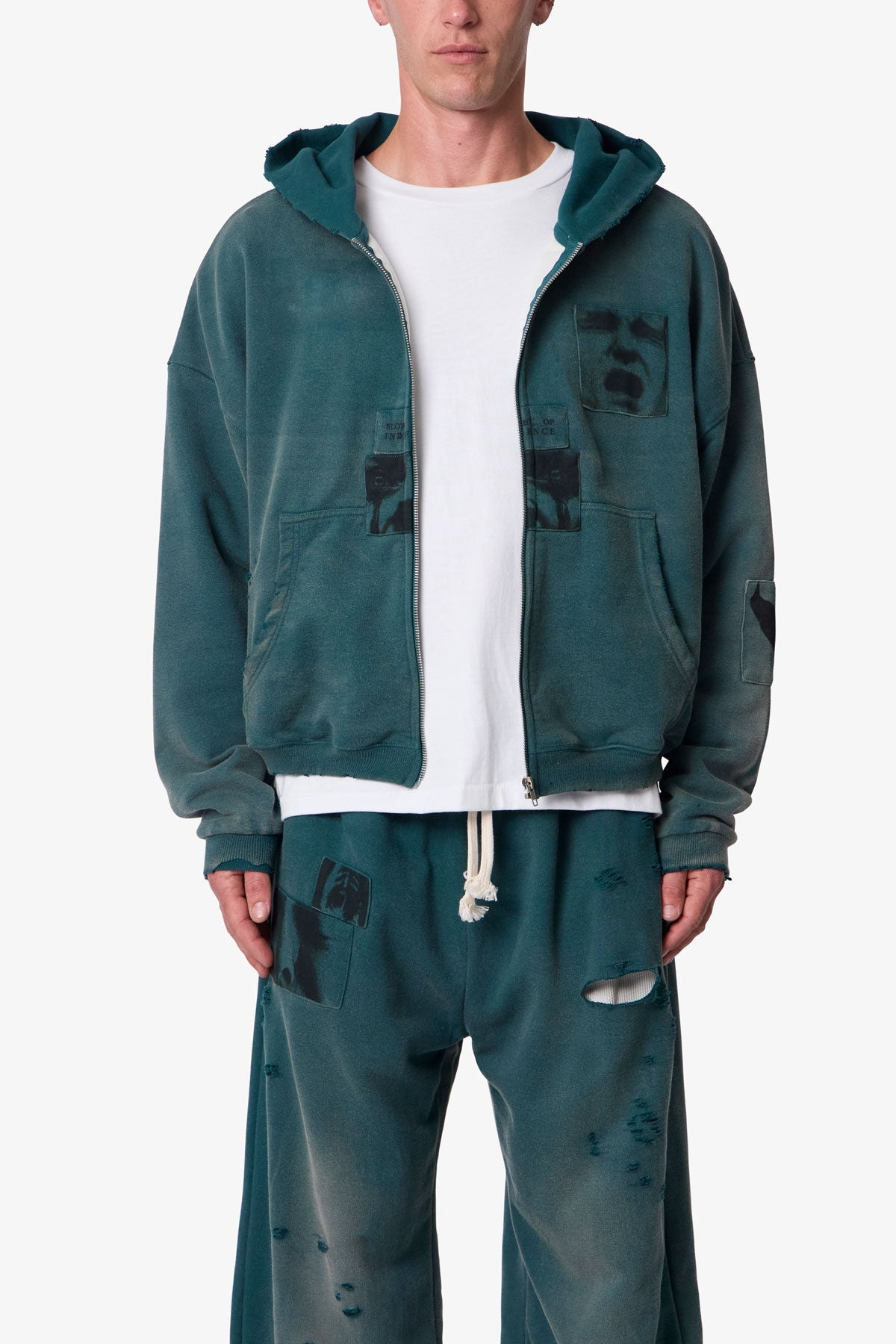 THERMAL LINED TERROR ZIP UP HOODIE