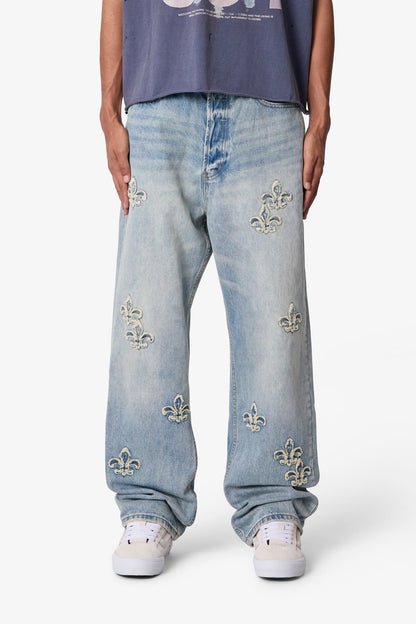 ULTRA BAGGY FLEUR DENIM