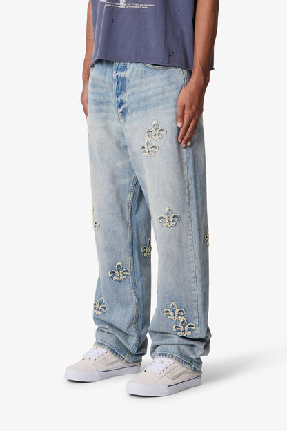 ULTRA BAGGY FLEUR DENIM