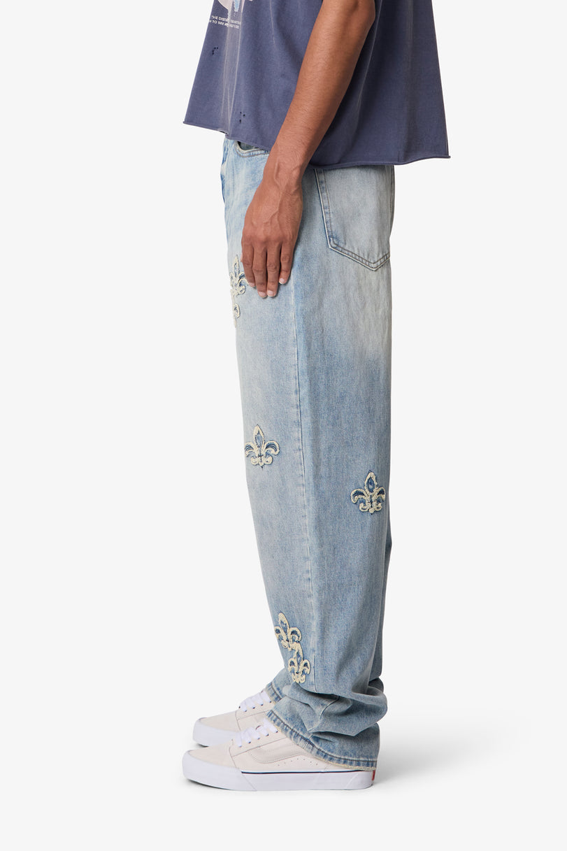 ULTRA BAGGY FLEUR DENIM