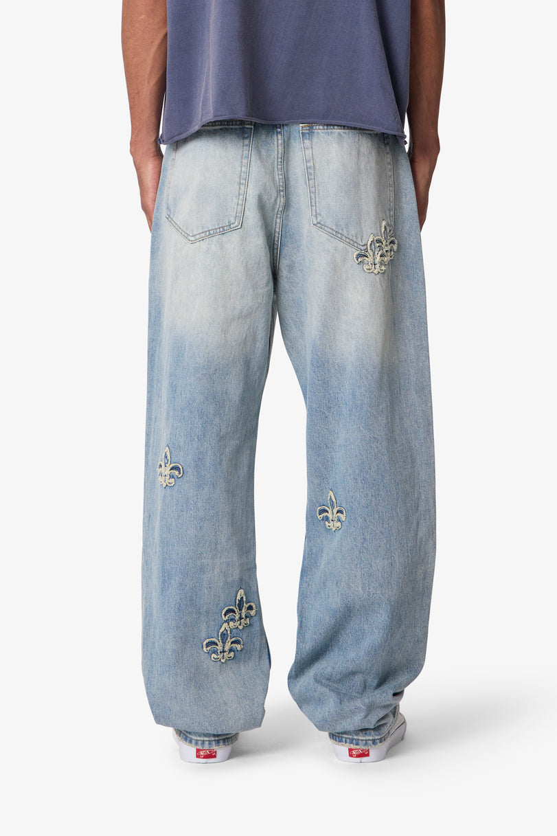 ULTRA BAGGY FLEUR DENIM