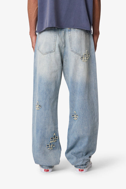 ULTRA BAGGY FLEUR DENIM