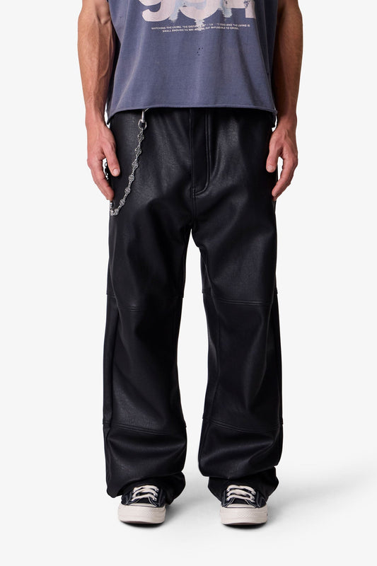 ULTRA BAGGY LEATHER PANTS